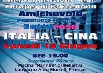 Bellariva si tinge di rosa, a Firenze l’amichevole Italia-Cina