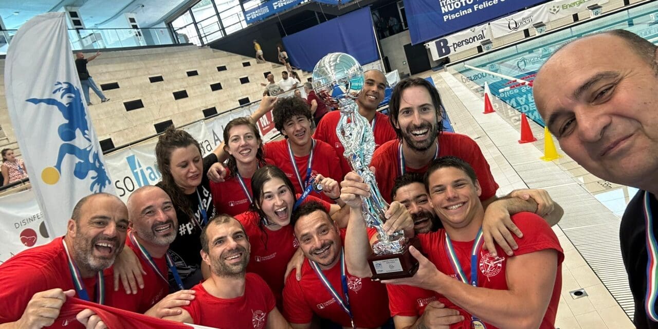 PALLANUOTO PARALIMPICA, LA FLORENTIA CAMPIONE D’ITALIA