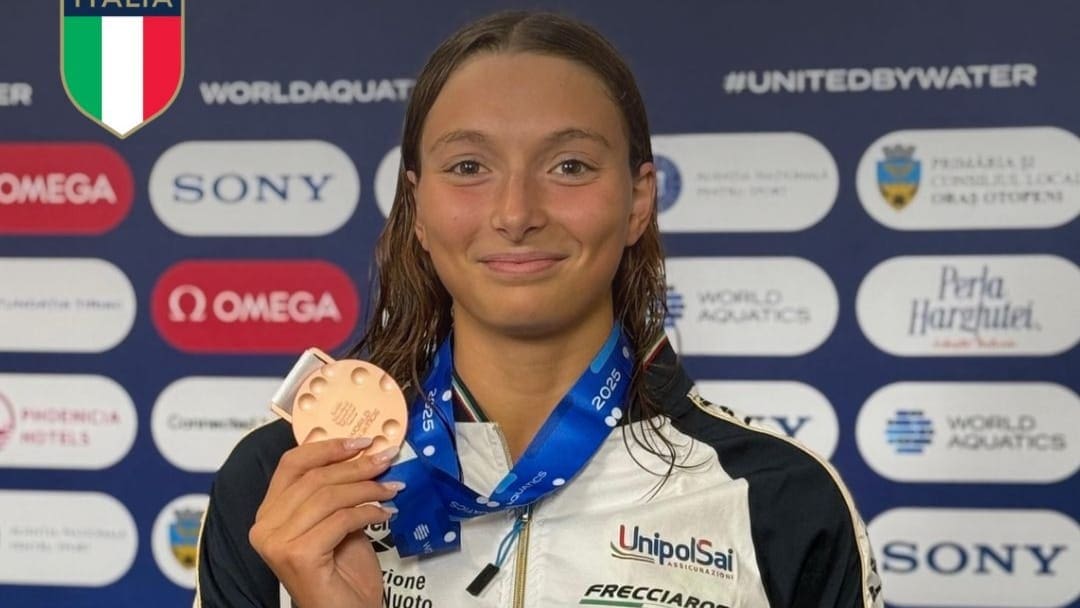 MONDIALI JR NUOTO, BIS FLORENTIA CON EMMA VITTORIA GIANNELLI