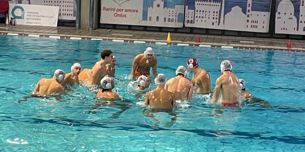 PALLANUOTO, UNDER 18 MASCHILE: LA FLORENTIA DOMINA IL DERBY E VOLA ALLE FASI NAZIONALI