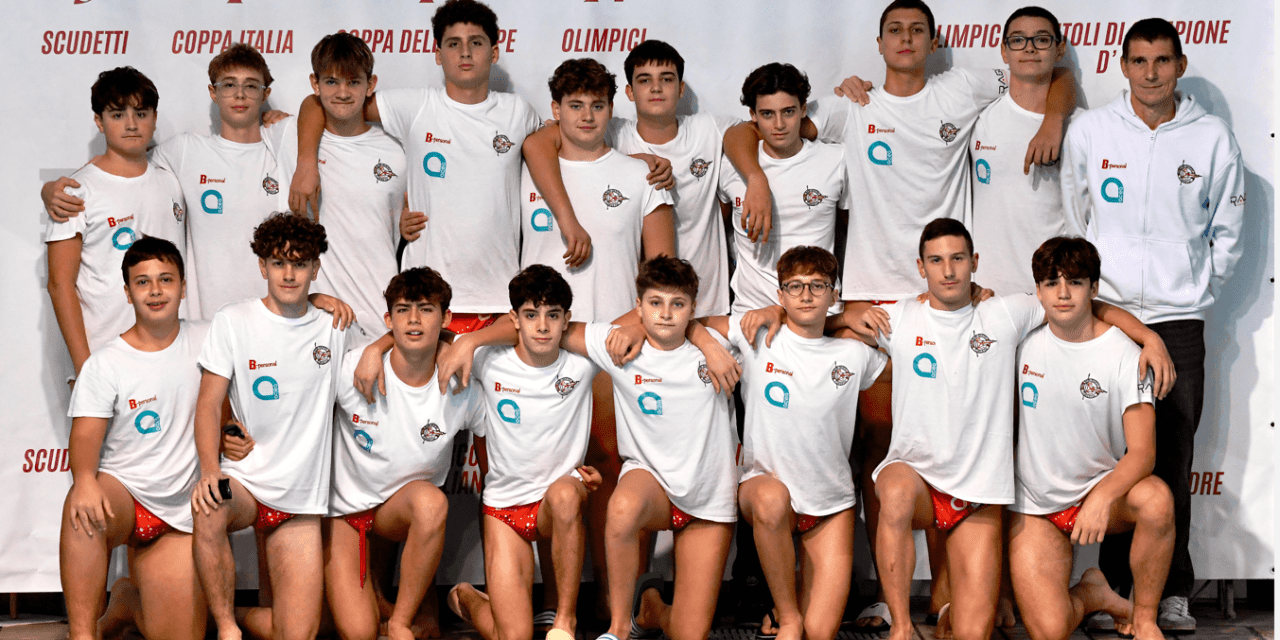 PALLANUOTO ALLIEVI U16 M – LA FLORENTIA CHIUDE IN TESTA E VOLA NEL GIRONE ECCELLENZA