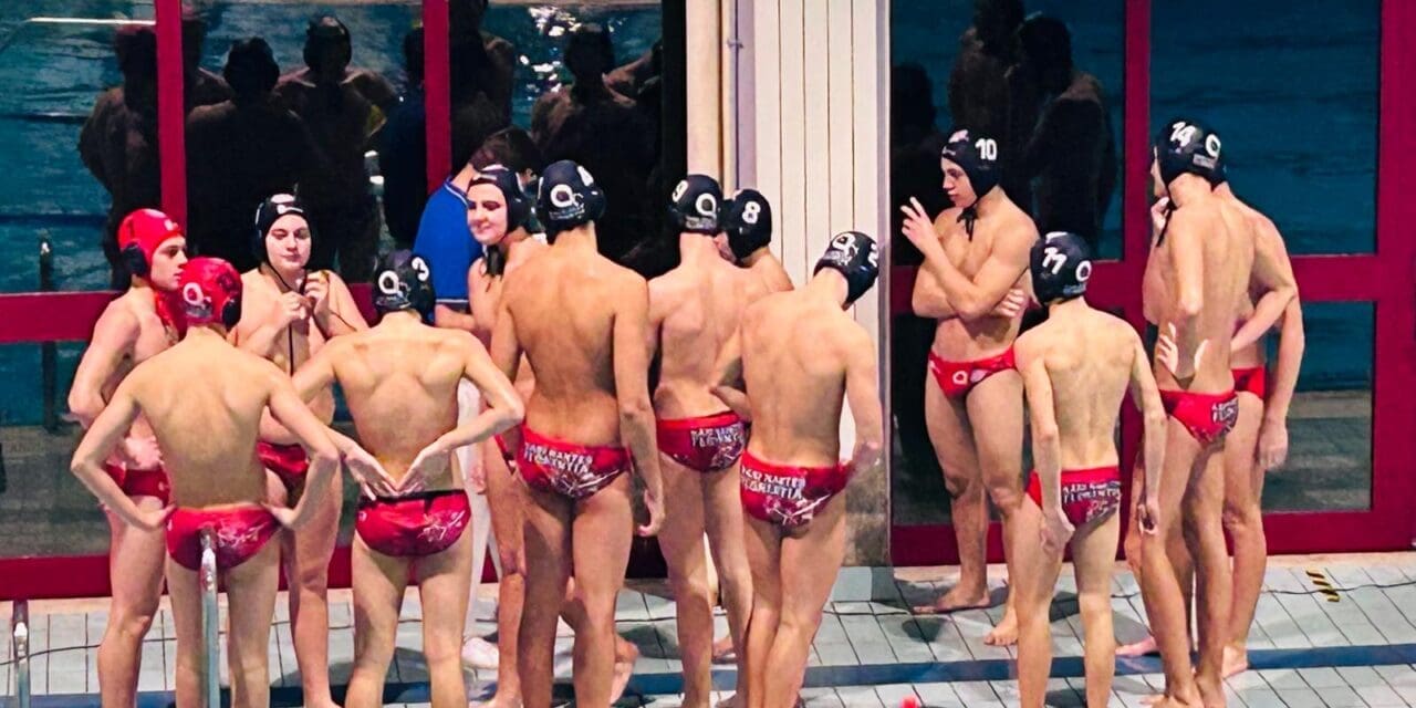 PALLANUOTO MASCHILE ALLIEVI (U16), LA FLORENTIA CONSOLIDA IL PRIMATO DEL GIRONE B