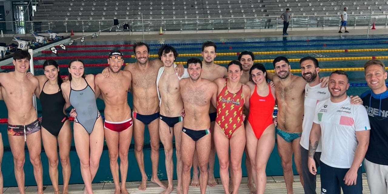NUOTO, LA FLORENTIA CRESCE TRA MARE APERTO E COLLEGIALI AZZURRI: GIANNELLI E PALAGI A LEZIONE CON L’ÉLITE MONDIALE