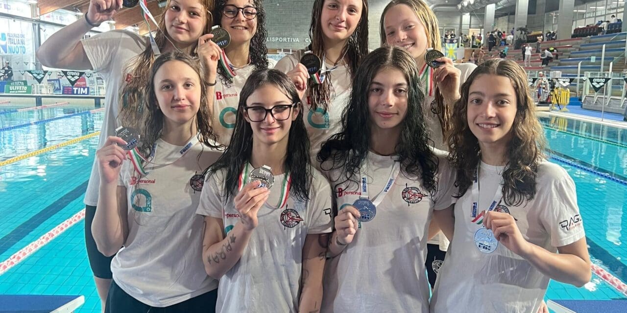 CRIETERIA 2026, DOPPIETTA FLORENTIA NELLE STAFFETTE 4X200 RAGAZZE E CADETTE