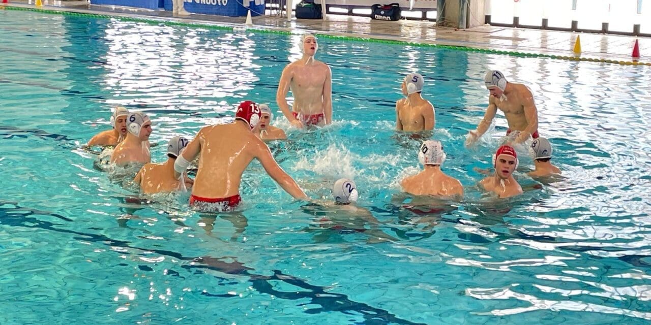 PALLANUOTO JUNIORES, LA FLORENTIA U18 M DI COLAIOCCO TORNA ALLA VITTORIA CONTRO LA LIBERTAS ROMA EUR